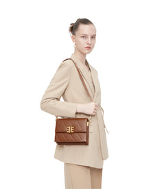 Mira Mini Flap Bag - Brown